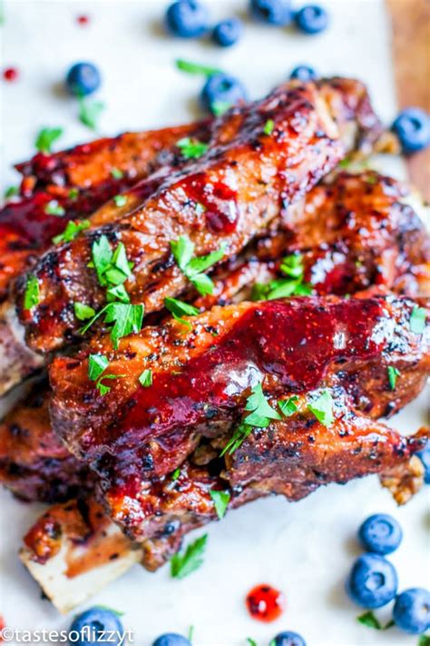 Instant Pot Blueberry Barbecue Ribs 